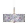 Spring Flowers Giclee Glow 16&quot; Wide Pendant Light
