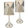 Modern Mosaic I Giclee Droplet Table Lamps Set of 2