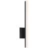 Stiletto 23 3/4&quot;H Satin Black Dimmable LED Wall Sconce
