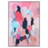 Pink Contemporary I 37 3/4" High Framed Canvas Wall Art