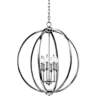 Feiss Corrine 24 1/2&quot; Wide Polished Nickel Orb Pendant