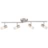 Pro Track Renee 4-Light Satin Nickel LED ceiling or wall Track Fixture