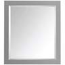 Chilled Gray 28&quot; x 32&quot; Decorative Vanity Wall Mirror