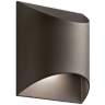 Kichler Wesley 7 1/2&quot; High LED Bronze Outdoor Wall Light