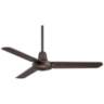 44&quot; Plaza DC Oil-Rubbed Bronze Damp Rated Ceiling Fan