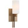Possini Euro Ludlow 14&quot; High Burnished Brass Wall Sconce