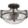 Recessed Converter Kit with Mallot 13&quot; Wide Ceiling Light