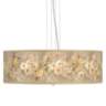 Floral Spray Giclee 24&quot; Wide 4-Light Pendant Chandelier