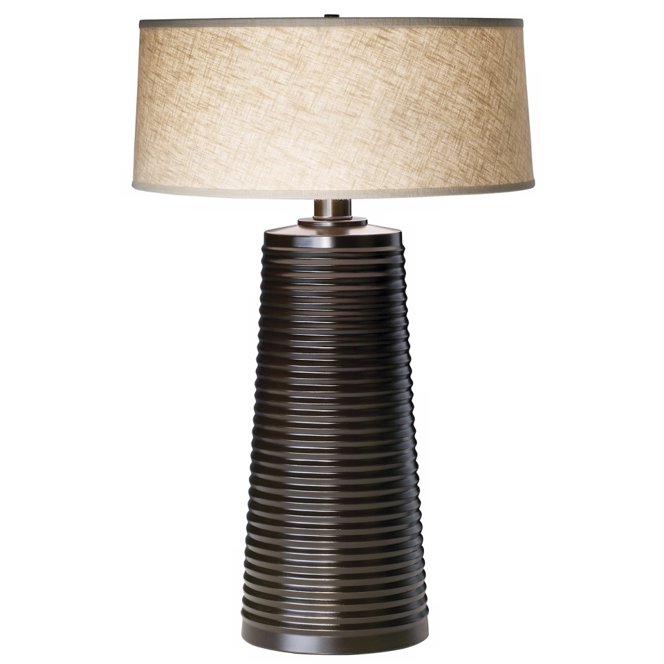 Robert Abbey Fuzo Bronze Contemporary Table Lamp   #92920