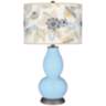 Wild Blue Yonder Mid-Summer Double Gourd Table Lamp