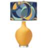 Marigold Drifting Circles Ovo Table Lamp