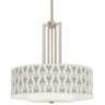Stepping Out Carey 24" Brushed Nickel 4-Light Chandelier