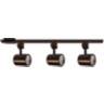 Charge 3-Light Dark Bronze LED Track Kit for Halo Systems