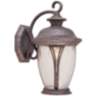 Westchester 12 3/4&quot; High Rustic Silver Outdoor Wall Light
