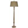 Natural Light July Jubilee Floor Lamp with Linen Shade