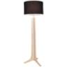 Cerno Forma Maple with Black Shade LED Floor Lamp