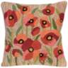 Frontporch Poppies Neutral 18&quot; Square Indoor-Outdoor Pillow