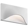 Tides 4 1/2&quot;H Textured White LED Outdoor Wall Light
