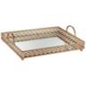 Magot 13&quot; Wide Antique Gold Mirrored Tray
