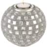 Candelo 4 1/4&quot; High Crystal Beaded Tealight Candle Holder
