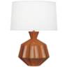 Robert Abbey Orion 27&quot; Cinnamon Brown Ceramic Table Lamp