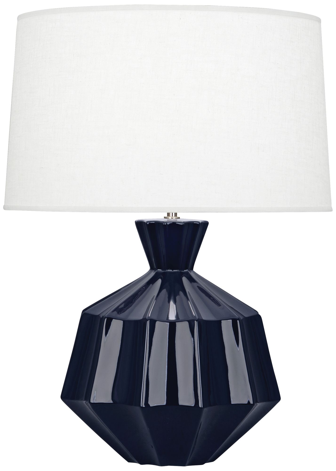 Robert Abbey Orion Midnight Blue Ceramic Table Lamp