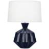 Robert Abbey Orion 27&quot; Midnight Blue Ceramic Table Lamp