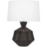 Robert Abbey Orion 27&quot; Matte Coffee Ceramic Table Lamp