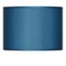 Blue Faux Silk Lamp Shade 13.5x13.5x10 (Spider)