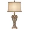 Elle Gold Table Lamp with Florentine Twist Trim