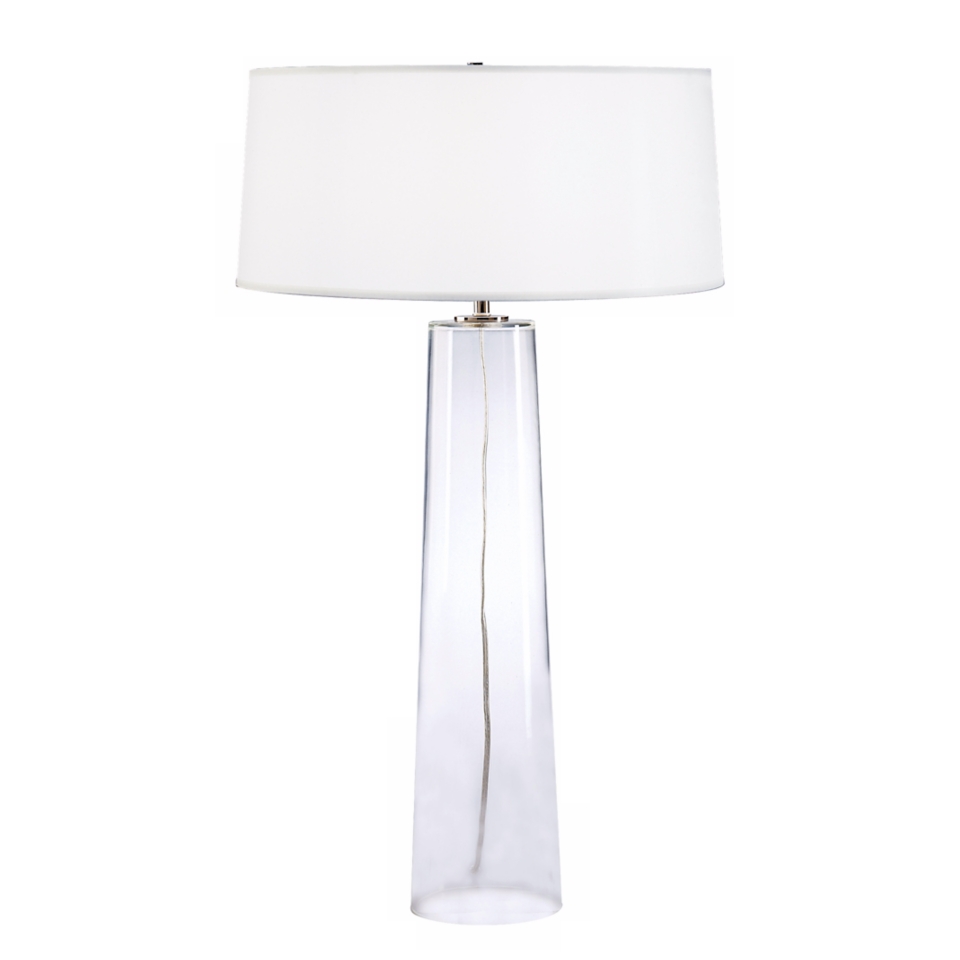 Robert Abbey Odelia Clear Glass Table Lamp   #F7454