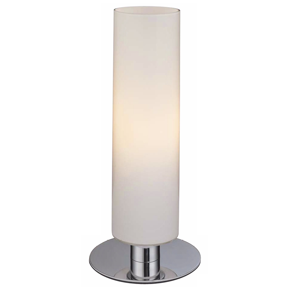George Kovacs Energy Saving Glossy White Cylinder Table Lamp   #H2806