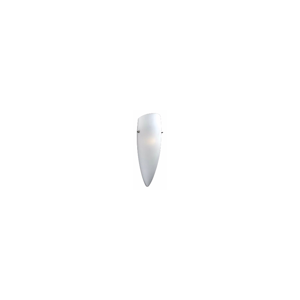 Matte Opal Glass Contour 15 1/4" High Wall Sconce   #H4064