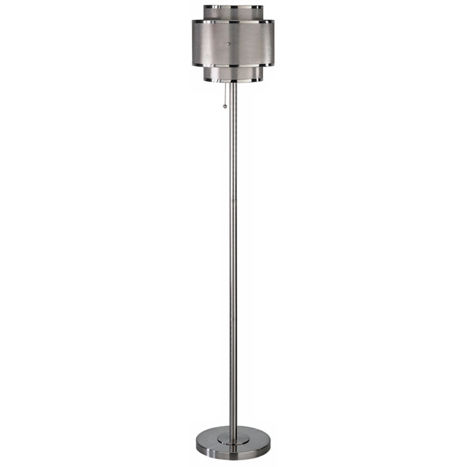 Lite Source Charisma Wire Gauze Shade Floor Lamp   #J3585