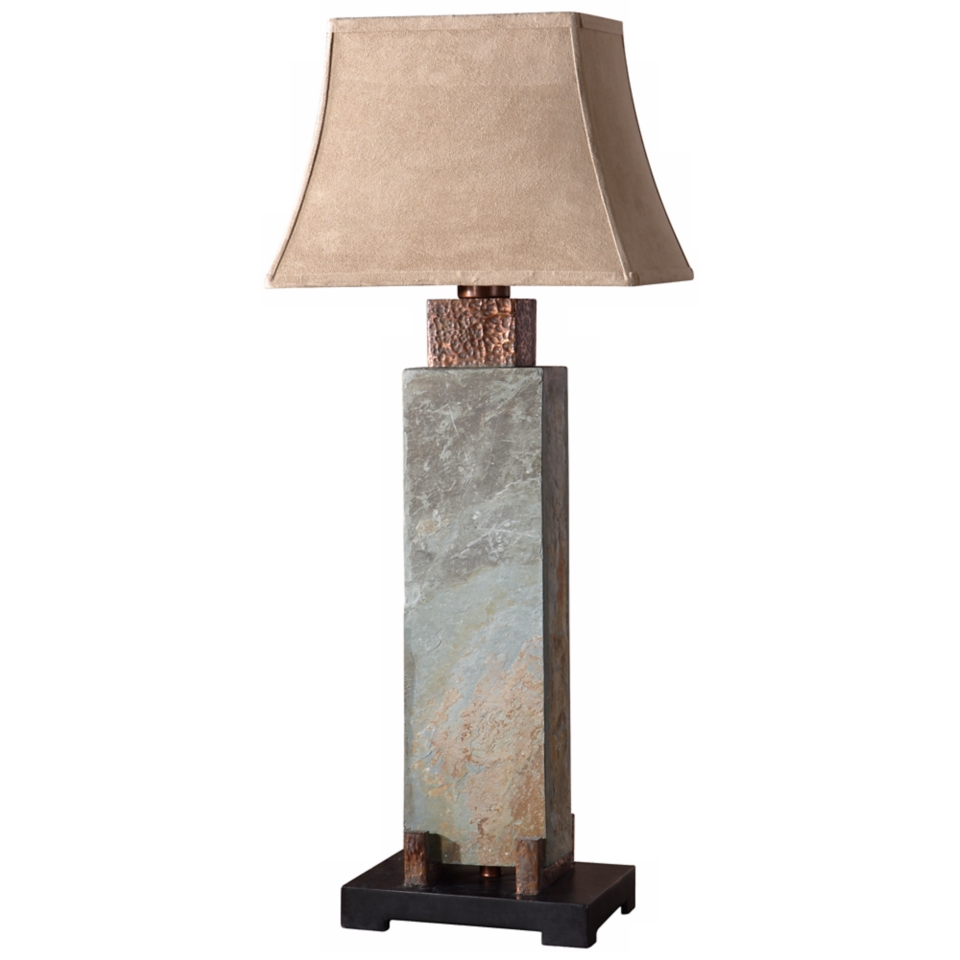 Uttermost Indoor Outdoor Slate Tall Table Lamp   #J8445