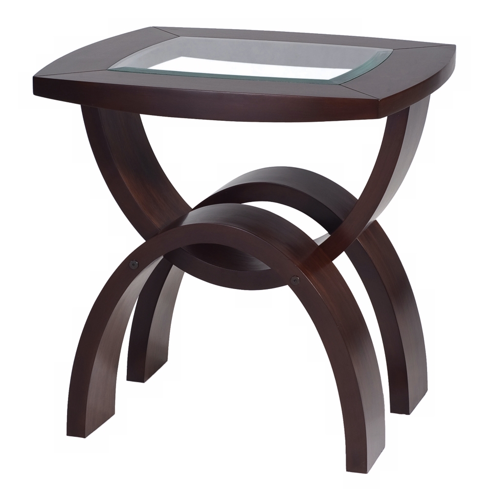 Helix Collection Rectangular End Table   #J9499