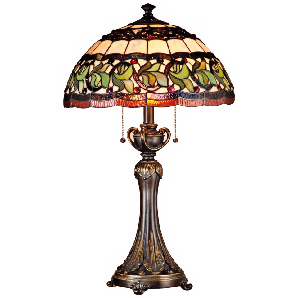 Dale Tiffany Aldridge Art Glass Table Lamp   #K1855