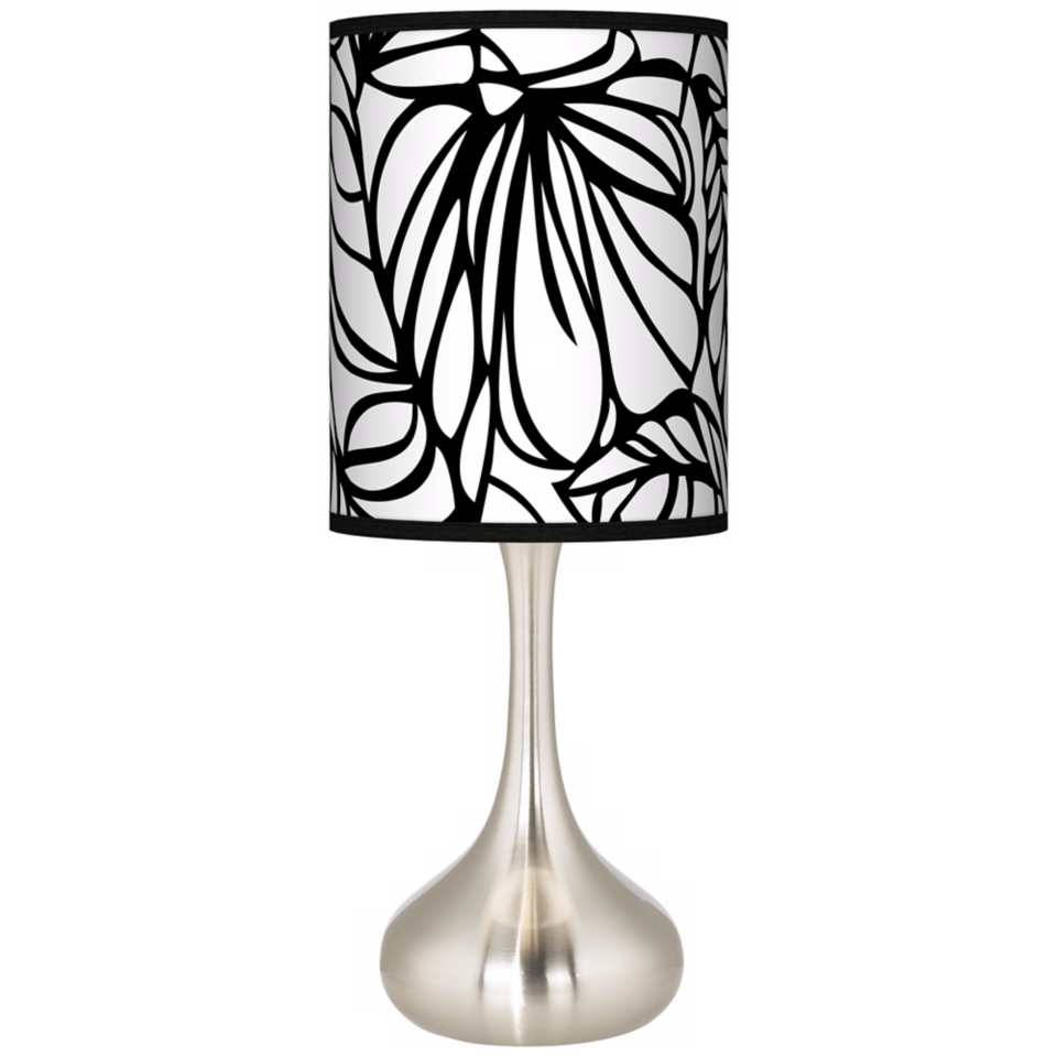 Black, Art Shade Table Lamps
