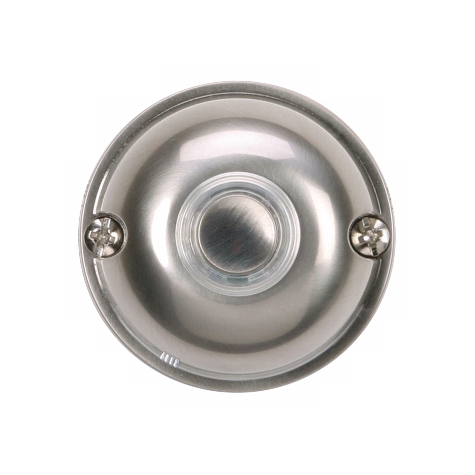 Satin Nickel 2" Round LED Doorbell Button   #K6254