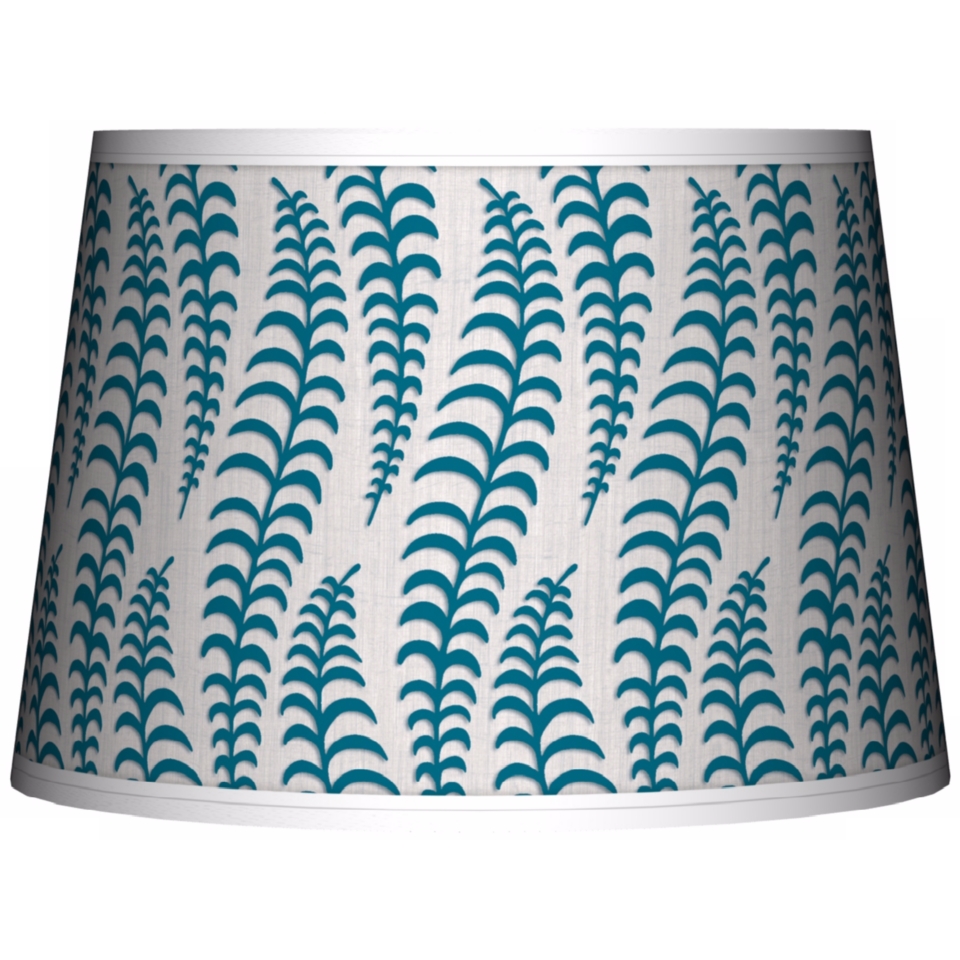 Stacy Garcia Fancy Fern Peacock Tapered Shade 10x12x8 (Spider)