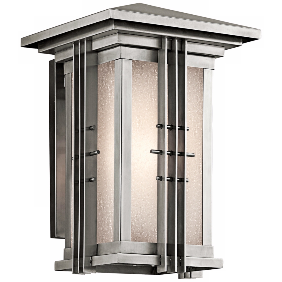 Brushed Steel, Transitional Outdoor Lighting