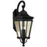 Feiss Cotswold Lane 30&quot;H Black Outdoor Wall Light