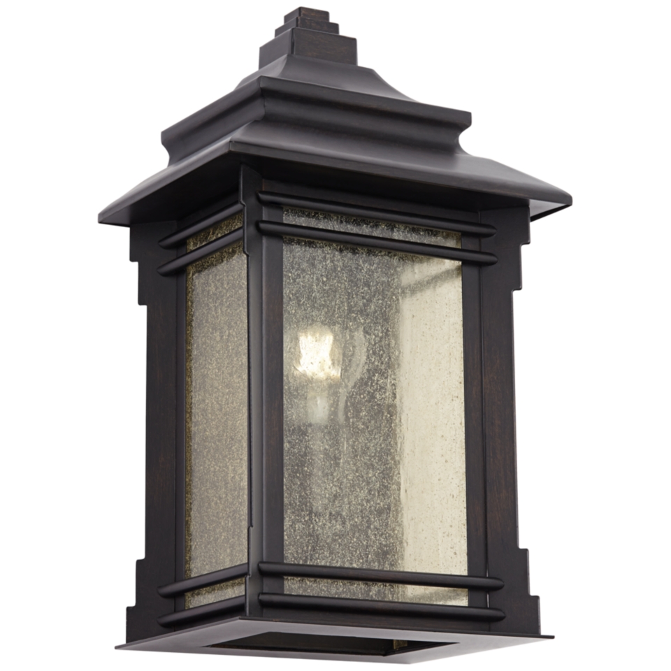 Franklin Iron Works Hickory Point Outdoor Pocket Wall Light   #N8951