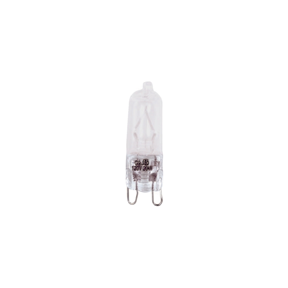 Satco 20 Watt G9 120 Volt Frosted Halogen Light Bulb   #N9258
