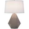 Robert Abbey Delta Smokey Gray Taupe 22 1/2" High Table Lamp