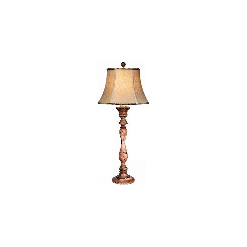 Natural Light Days of Our Lives Wood Table Lamp   #P5245