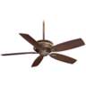 54&quot; Minka Aire Timeless French Beige Finish Pull Chain Ceiling Fan