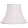 Imperial Shade Collection White Bell 9x18x13 (Spider) - #R2671 | Lamps Plus