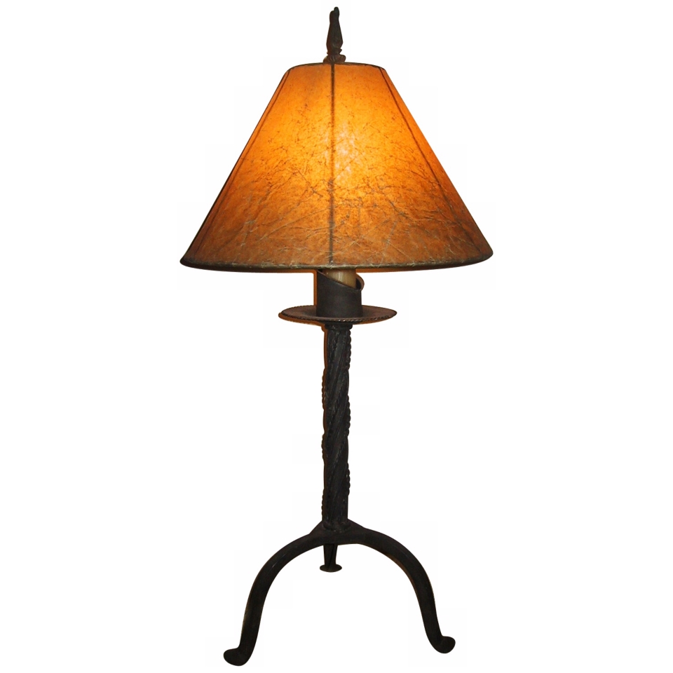 Rust Table Lamps