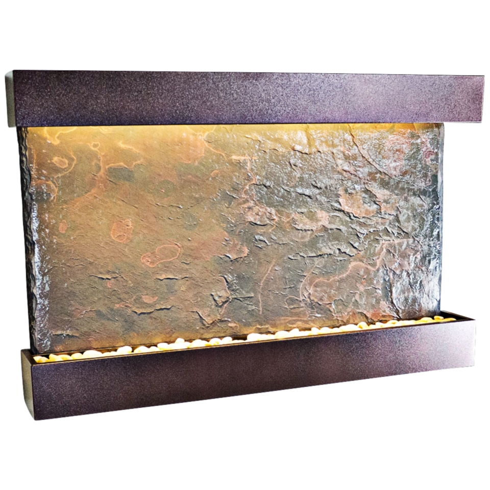 Horizon Falls Large Coppervein Indoor Wall Fountain   #T1805